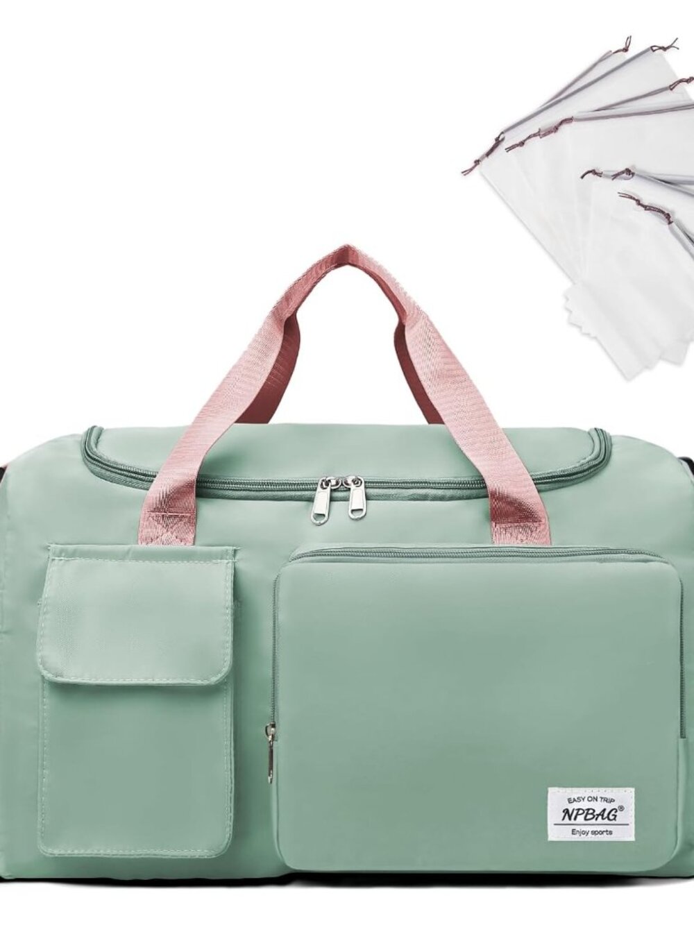 Women Travel Duffel, Multi Functional Large Expandable Weekender Carry-on Tote,